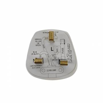 p-13   Plug Top 13A 3 Pin - (SWE-SW198-White)