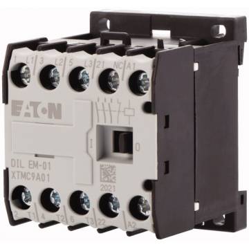 dilem-01-g(24vdc)   3P 4Kw Contactor AC-3 9A 1NC (24V DC)