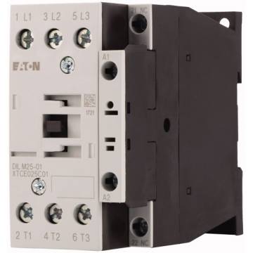 dilm25-01(230v50hz,240v60hz)   3P 11Kw Contactor AC-3 25A 1NC (230V AC)