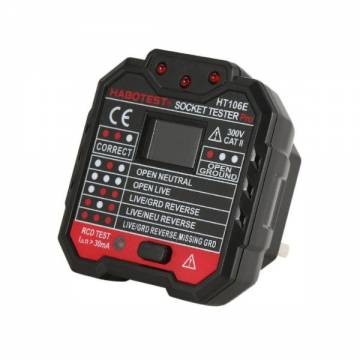 ht106e   Habotest HT106E Socket Outlet Circuit Polarity Detector