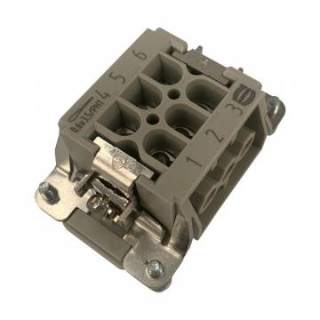 han09330062701   6+PE F/Insert 500V 16A - Size 6B