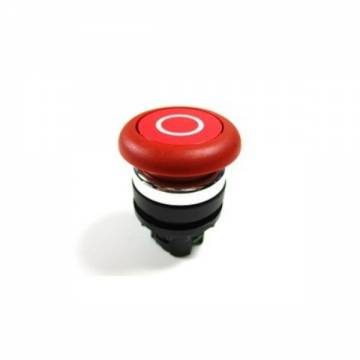 a22-rp-rt10/k01   Mushroom Head P/B (Red)