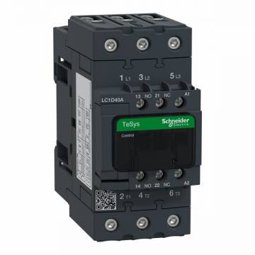 lc1d40ae7   CT 3P 18.5Kw AC-3 40A NO+NC 48VAC