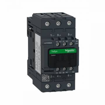 lc1d50abd   CT 3P 22Kw AC-3 50A NO+NC 24VDC