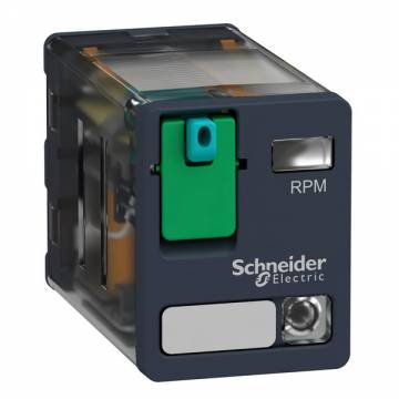 rpm22bd   RPM Power Relay LED 2C/O 15A 24VDC