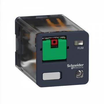 rumc22p7   RUM Relay LED 2 C/O 10A 230V AC