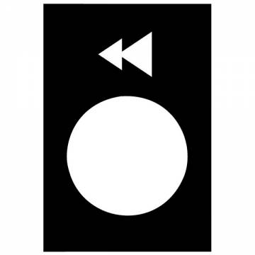 zb2by2906   Black Legend Plate (Lower, Slow-Fast)