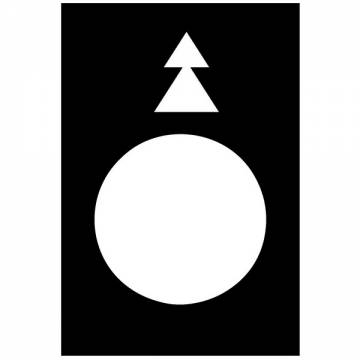 zb2by2912   Black Legend Plate (Left, Slow-Fast)