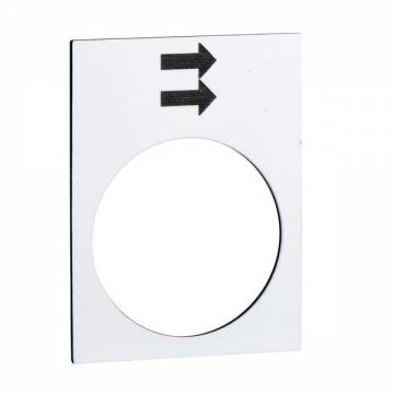 zb2by4902   White Legend Plate (Raise, Fast)