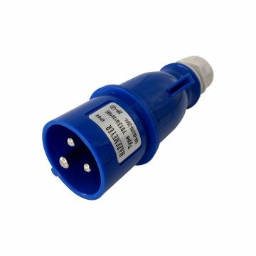 1663sv   Plug 2P+E 6h (Blue) 16A 200-250V IP44 (0130106)